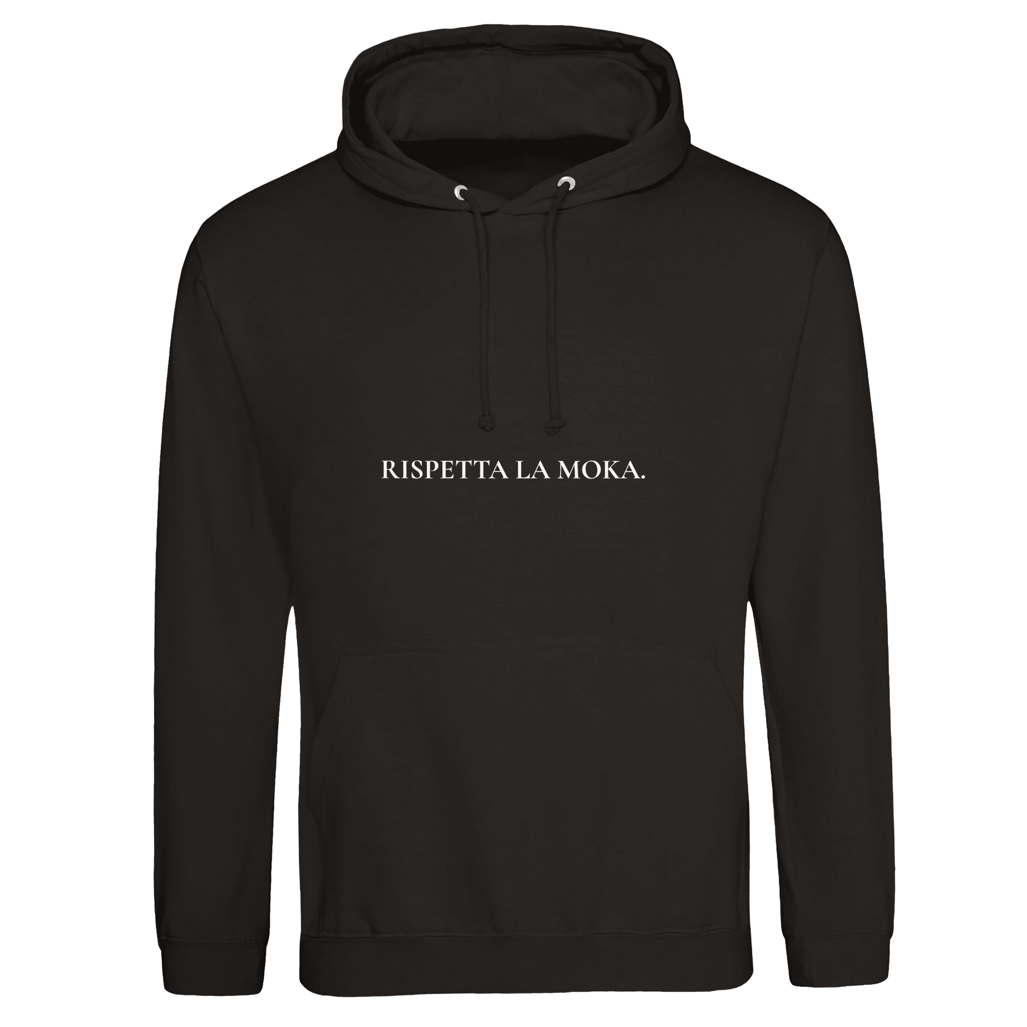 RISPETTA LA MOKA. – Felpa Premimu Unisex minimal coffee community - MOKAS