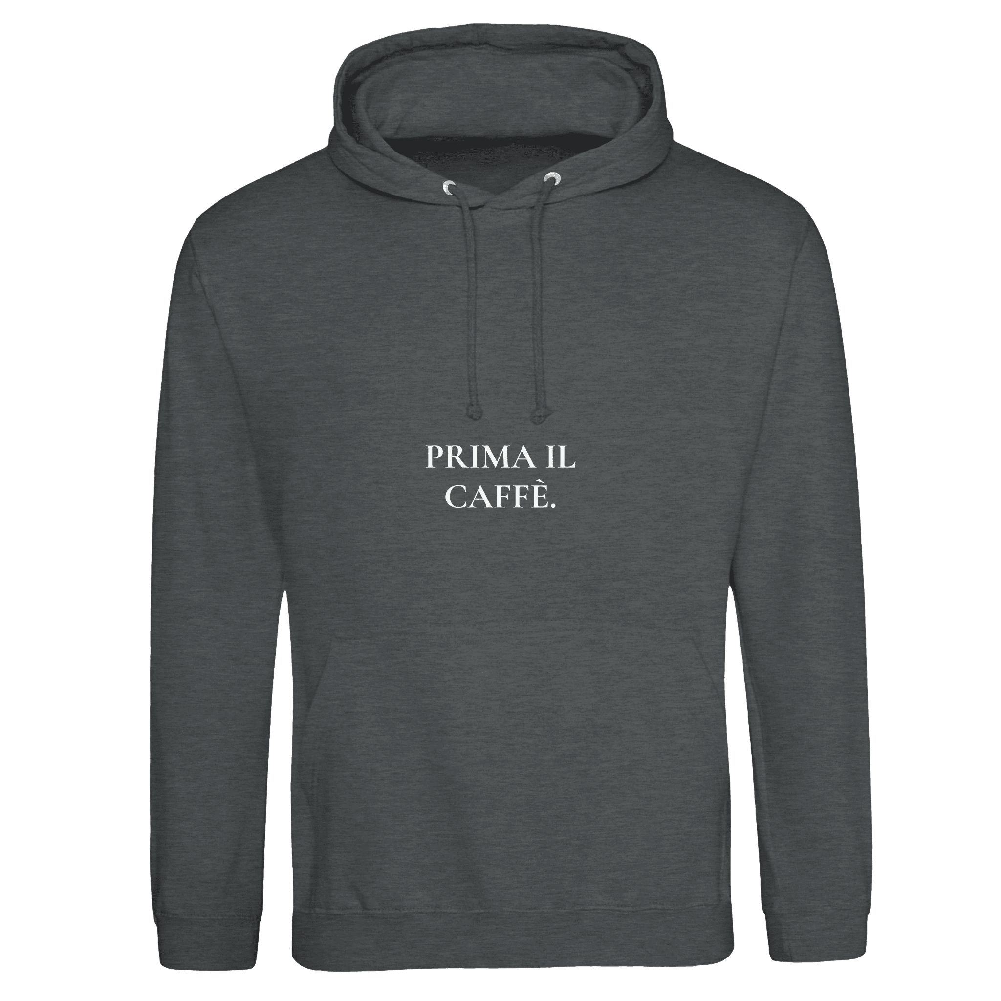 PRIMA IL CAFFÈ. – Felpa Premium Unisex minimal ispirata ai rituali italiani - MOKAS