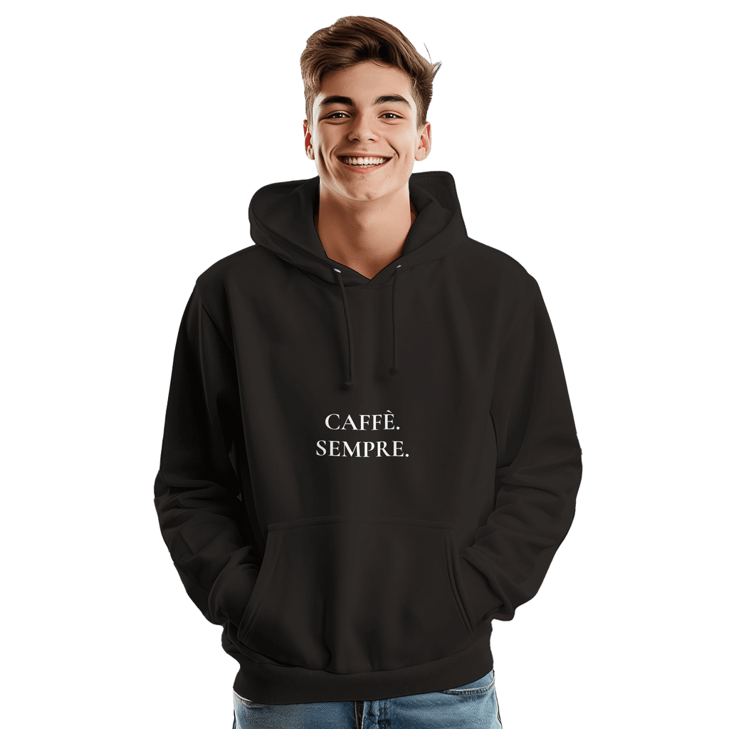 CAFFÈ. SEMPRE. – Felpa Premium Unisex ispirata alla cultura del caffè - MOKAS