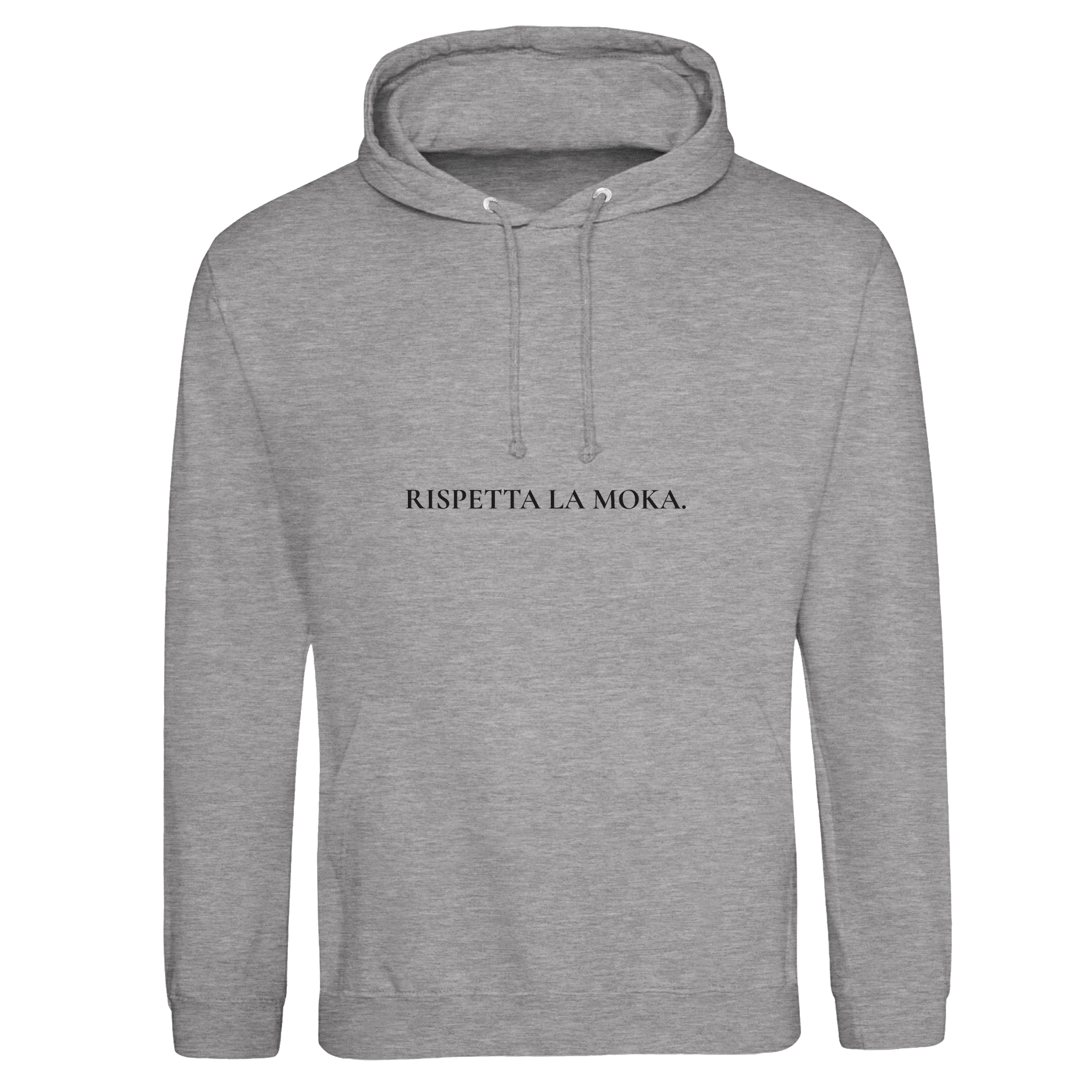 RISPETTA LA MOKA. – Felpa Premimu Unisex minimal coffee community - MOKAS